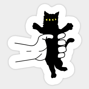 catch a cat Sticker